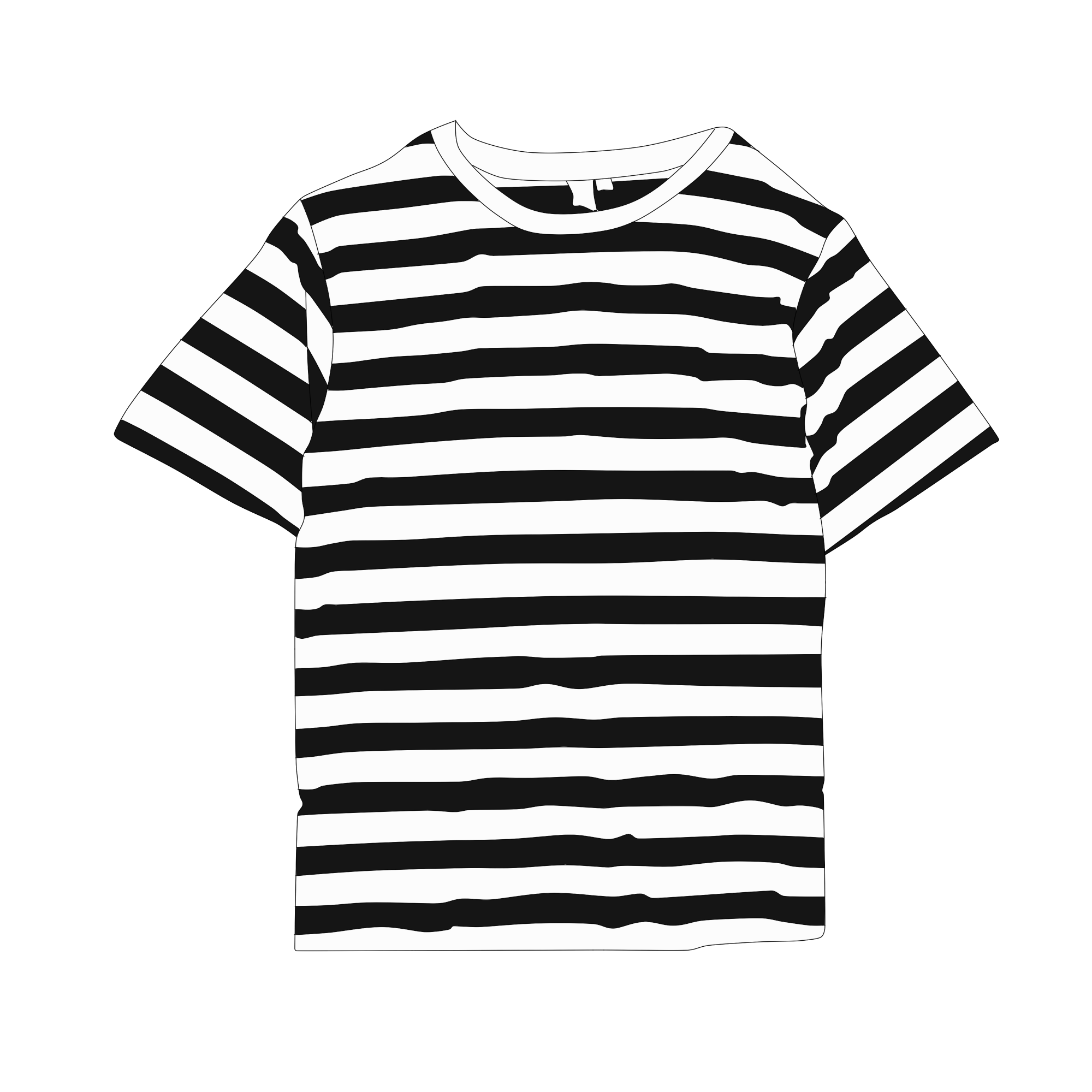 Striped Cotton T-Shirt